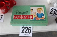 Vintage Hasbro Ponytail Sewing Kit for Junior