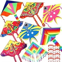 8 Pack Kites for Kids Butterfly Kite