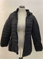 NEW St. John’s Bay puffer coat Sz M BLack