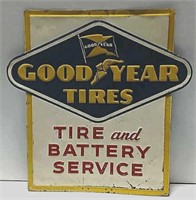 SST Goodyear Tires and Battery Service Sign