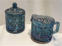 Indiana "Windsor" Blue Art Glass Collectibles