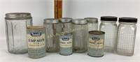 Hoosier cabinet jars