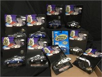 10 Different 1/43 Scale State Police Squad Cars