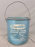 Vintage minnow bucket