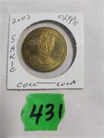 Coca Cola 2002 Olympic coin Sakic