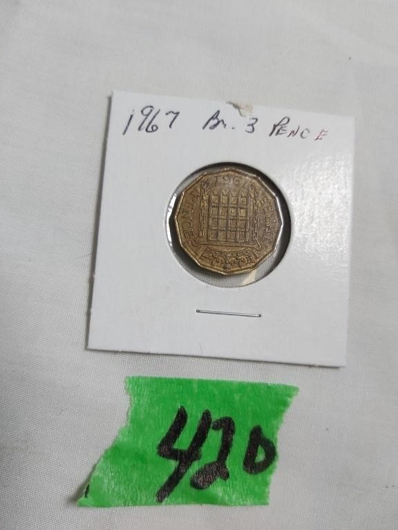 1967 British 3 Pence