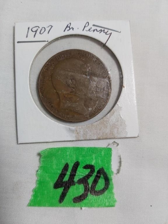 1907 British penny