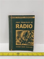1944 First Principles of Radio book