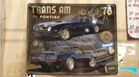 '76 Trans Am By Pontiac Metal Sign