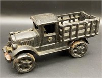 Vintage Cast Iron Stake Farm Truck