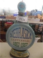 Nebraska Centennial Beam Liquor Decanter