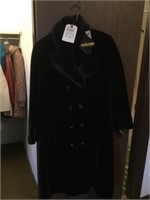 Women's Borgazia Textiles coat (size 8) - black