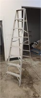 8 ft aluminum ladder
Needs some repair