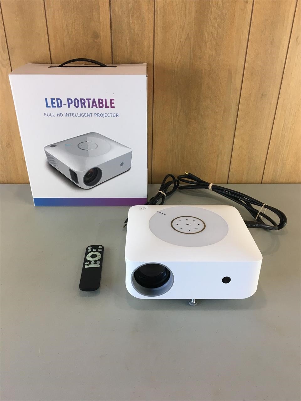 LED Portable Projector with Remote