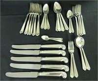 Birks sterling silver part dinnerware set for 6,