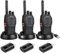 3 PCS RETEVIS H777 2 WAY RADIOS