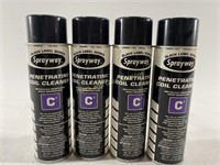(4) SprayWay Penetrating Coil Cleaner