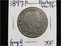 1897 P BARBER HALF DOLLAR 90%