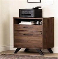 Helsy Contemporary 2 Drawer Lateral File Cabinet,
