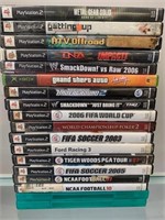 QTY 18 Playstation 2 PS2 Games (A)