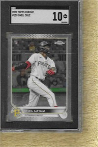 2022 Topps Chrome Oneil Cruz SGC 10