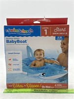 NEW Swim School Sharkie Glitter Baby Boat Float