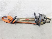 Chainsaw and Hedge Trimmers