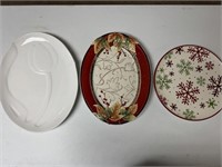 Seasonal serving platters