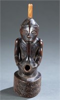 Kongo Style Figure w/ Pipe, 20th c.