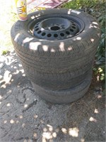 3- TIRES & RIMS - P205 / 70R15 - 5 HOLE