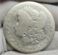 1884 Morgan Silver Dollar G