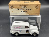 1950 Panel Truck Bank Ertl 1/25 Diecast