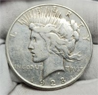 1928-S Peace Silver Dollar