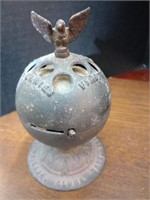 1875 Cast iron Enterprise mechanical globe Bank.