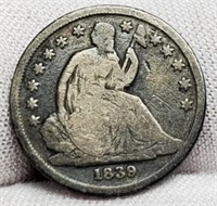 1839-O Seated Liberty Dime