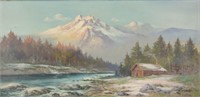 Robert Wood 1889-1979  American Oil Canvas Frame