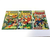 Avengers #132, 134 & 138