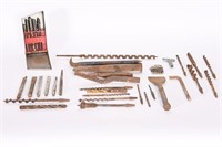 Bit Brace Drill Bits, Auger Bits, Assorted