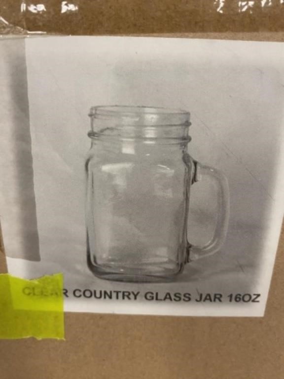 Mason Jar glasses with handle