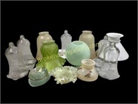 Group of Small Glass Lamp Shades