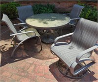Winston patio table and 4 chairs