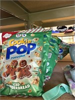 7 bags of iced gingerbread cookie popcorn exp10/24