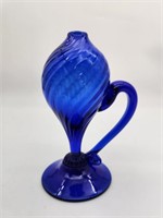 Cobalt Blue Glass Fluid Lamp