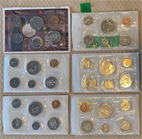 6 Uncirculated Coin Set Lot