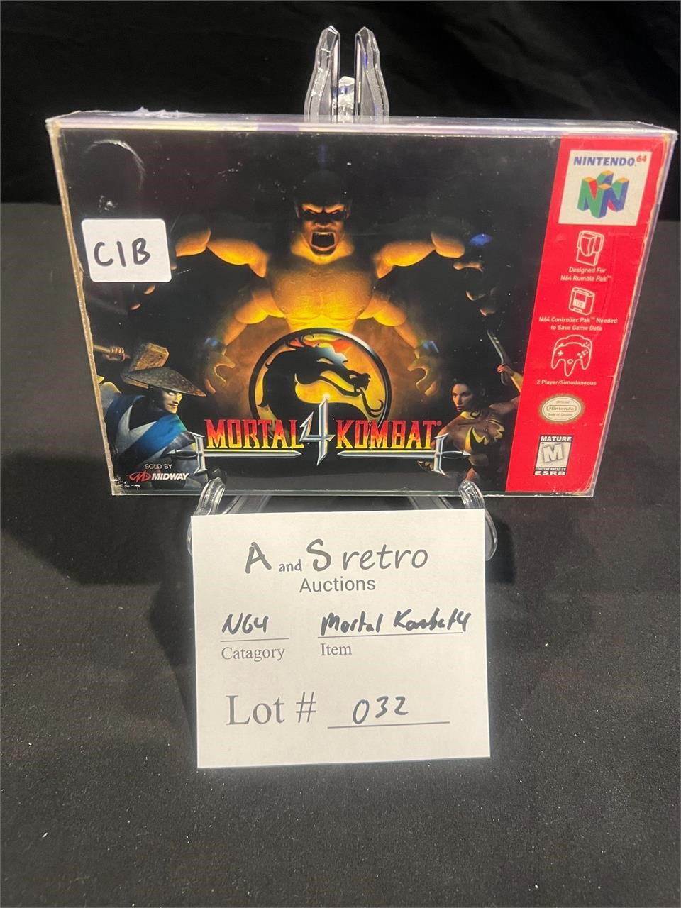 Mortal Kombat 4 CIB Nintendo 64 N64