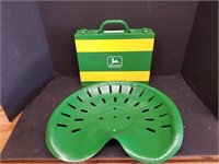 C- JD METAL BOX AND TRACTOR SEAT