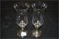 Sterling Silver Weighted Candle Holders with