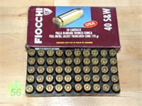 40 S&W 170gr Fiocchi Rnds 50ct