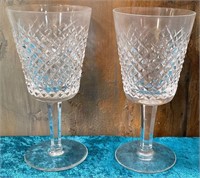 353 - 2 PIECES WATERFORD CRYSTAL STEMWARE (H34)