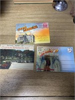 Vintage Souvenir postcard folders New York North
